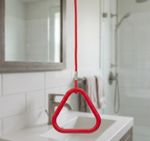 Red Triangle Emergency Nurse Alarm Pull + 2.5m cord for Accessible Disabled WC
