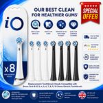 Replacement Toothbrush Heads for Oral-B iO 2/3/4/5/6/7/8/9/10 Series Pack of 4