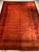 Loribaft carpet Orient Persian rug Gabbeh orange virgin wool modern design unique