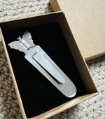 Sterling Silver Butterfly Bookmark In Box  London Hallmarked