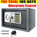 Security Digital Hidden Wall Safe Electronic Money Cash Box Home Lock Fireproof