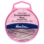 Hemline Dressmakers Pins Standard Steel 0.65mm x 32mm, 310 pcs