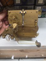 Antique H.A.C Clock Mechanism In Working Condition With Hands