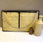 Vintage School Multi-Purpose Metal Anglemeter Engineering/Surveying Instrument