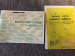 Honda CF70 owners handbook 1984