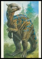 POSTCARD OLD POSTCARD DINOSAURS DINOSAUR DINOSAUR DINOSAURI m3516