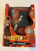 Doctor Who 10th Doctor Sonic Screwdriver UV Light & Pen Set. Sealed.