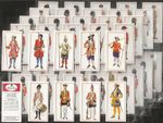 CARRERAS BLACK CAT-FULL SET- MILITARY UNIFORMS 1976 (50 CARDS) EXCELLENT+++