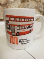 GMT Greater Manchester Transport Cup Mug 1970s 1980s GM Buses Selnec