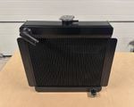 Escort Mk1 Mk2 Alloy Radiator - Pinto Black Powder Coat Finish
