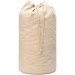 Large 100% Cotton Laundry Bag Heavy Duty Drawstring Storage Sack 50 x 83cm