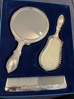 Silver Played Dresser Set