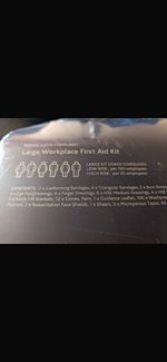 Large Workplace First Aid Kit BS8599-1:2019 Compliant Portable Green Case