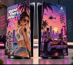 Grand Theft Auto VI GTA 6 PS5 Slim Disc Skin Sticker Decal Cover