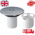 Shower Drain Trap Cover Shower Plughole Cover 115mm Plug Drain Replacement