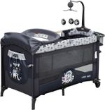 5 In 1 Travel Cot, Foldable Baby Bedside Sleeper with Bassinet, Diaper Change