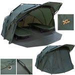 NGT XL FORTRESS BIVVY WITH HOOD SUPER SIZED 2 MAN BIVVY CARP COARSE FISHING TENT