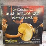 Waltons 15" Bodhran Irish Players Pack With DVD Tutor - Tipper & Cover BNIB