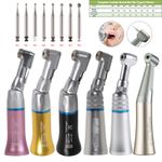 Dental Slow Low Speed Handpiece Contra Angle / Tungsten Steel Carbide Burs CE UK