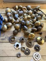 Huge Lot of Antique Brass Door Knobs