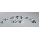 Monopoly Metal Token Set Official 8 Classic Pieces Sealed + 2 Free Dice 🎲