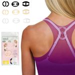 9Pcs Bra Clips Hide Bra Straps Concealer Cleavage Buckle Clasps Adjust