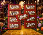 Charlie and the Chocolate Factory Willy Wonka Bar Keyring