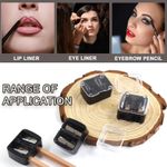 1pk Make Up Sharpener Duo Double Cosmetic Pencil Eyeliner Lip Eye Liner Eyebrow