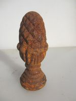 Cast Iron Finial Top Hardware Old Pinecone 6"H - £10each