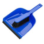 Jantex Dustpan Brush Set Blue Commercial Use Heavy Duty Colour Coded Cleaning