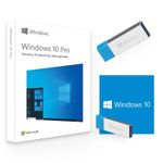 Microsoft Windows 10 Pro USB Genuine Retail Box 32/64 Bit