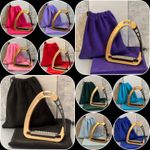 Fleece Stirrup Iron Covers/Bags/Protectors  plain  ( pair )  Brand New