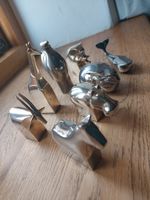 DANSK DESIGNS SILVER PLATED ANIMAL PAPERWEIGHTS COLLECTION X 8