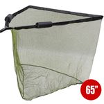 NGT 65" Specimen Catfish Net Carp Fishing Landing Net With Floats V Block & Case