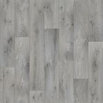 Mid Grey Wood Effect Vinyl Lino Flooring Sheet Roll – Cameo 969M Plank