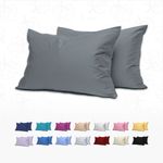 2x 4x MistyMorning Pillow Cases Egyptian Cotton (50x75+15 cm) Standard Size UK