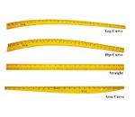 Tailoring wooden Scales (4-shape) Combo, Hip Curve, Leg Curve, Straight and Arm