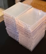 48 x Magnetic Card Holder - 35pt One Touch Trading Card Mag Case - Sports