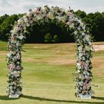 XL Heavy Strong Metal Wedding Arch Garden Arbor Floral Backdrop Stand Outdoor