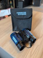 American Express Promo Binoculars With Case Blue 4x30 Coated Rare