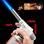 Butane Gas Blow Torch Burner Welding Auto Ignition Soldering BBQ Flame Thrower