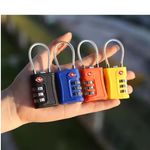 TSA Approved Combination Padlock 3 Digit Wire Lock TSA Lock TSA Cable Travel
