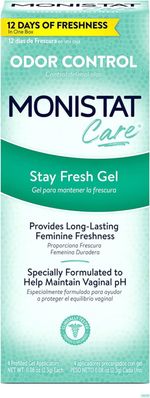 Monistat Care Stay Fresh Gel | 4 Pre-filled Gel Applicators Long-Lasting