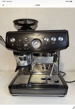 Sage Barista Express Impress Coffee Machine Bean to Cup Black Truffle & Steel