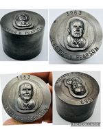 Lester B. Pearson Canadian Prime Minister 1963 OOAK Steel Hub Die Master