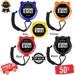 New Digital Handheld Sports Stopwatch Stop Watch Timer Alarm Counter UK Seller
