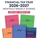 Financial Tax Year Diary 2026-2027 A5 size | April – March | Monthly/Weekly