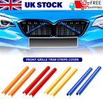 2x Grill Bar V Brace Grille Trim Strip Cover For BMW F30 F20 1 2 3 4 Series UK