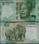 SOUTH AFRICA 10 RAND (P148) N. D. (2023) UNC