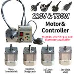 220V Switch Brushless Motor Driver Face Mount 750W Servo Motor &Controller New